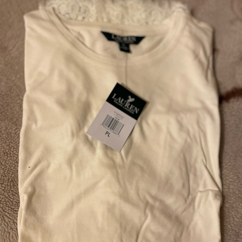 Lauren By Ralph Lauren Petite Long Sleeves With Lace - Picture 5 of 13